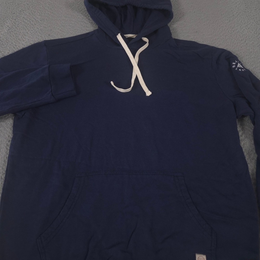 Marine Layer Hoodie Mens Medium Navy Sunset Pullover Cotton Tencel Modal Blend